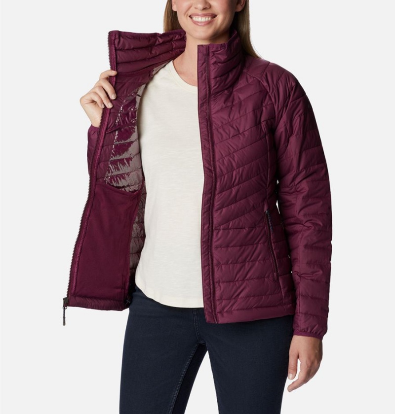 Purple Columbia Powder Lite II Full Zip Women's Puffer Jacket | 95470COID