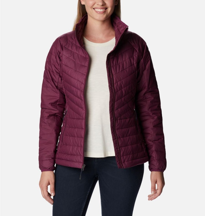 Purple Columbia Powder Lite II Full Zip Women's Puffer Jacket | 95470COID