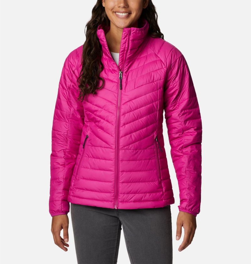 Purple Columbia Powder Lite II Full Zip Women\'s Puffer Jacket | 39412ZUXE