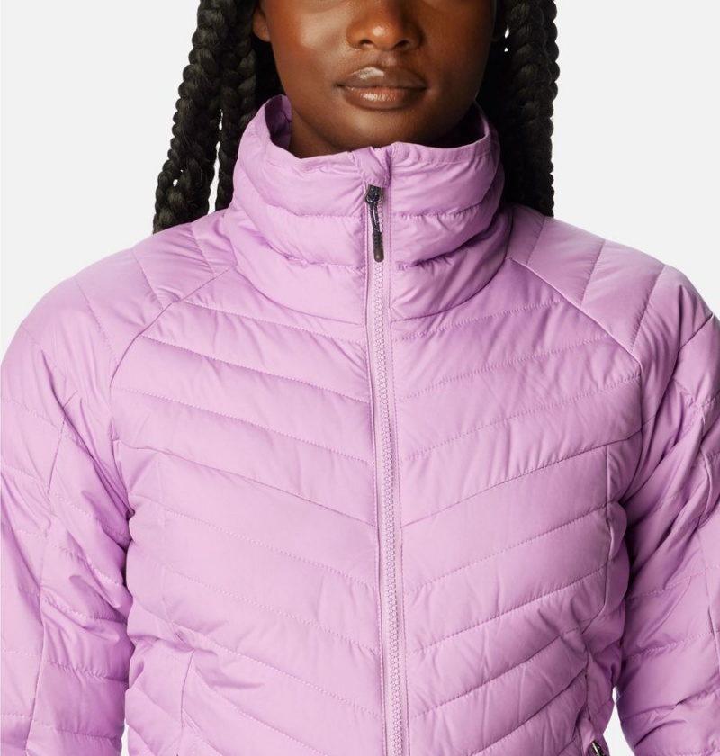 Purple Columbia Powder Lite II Full Zip Women's Puffer Jacket | 10357DPYM