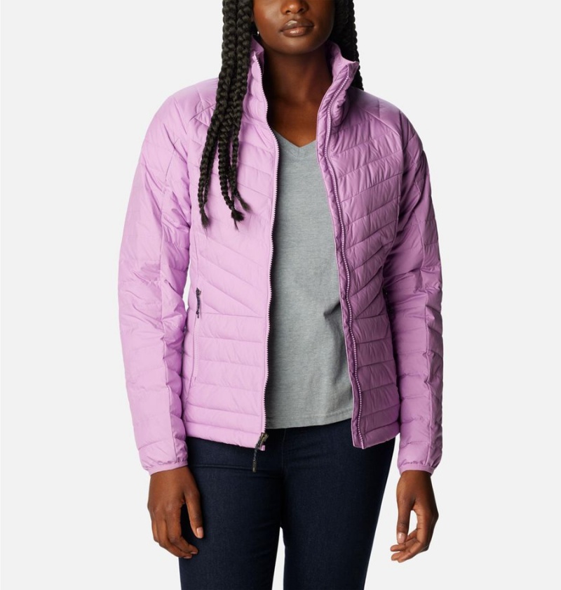 Purple Columbia Powder Lite II Full Zip Women's Puffer Jacket | 10357DPYM