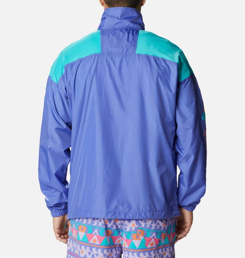 Purple Columbia Riptide Anorak Men's Windbreaker | 10594HOIW