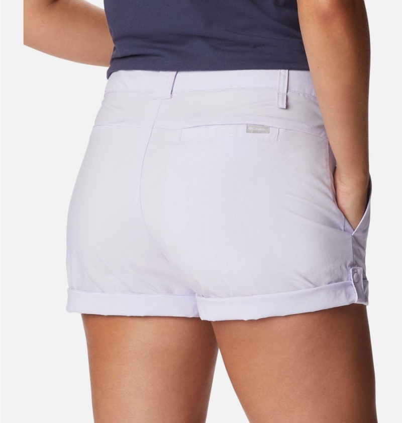 Purple Columbia Silver Ridge Utility Women's Shorts | 69805QLGX