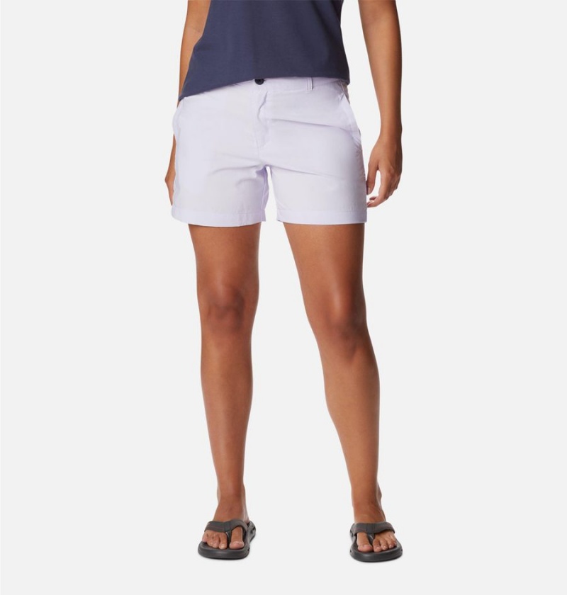 Purple Columbia Silver Ridge Utility Women's Shorts | 69805QLGX