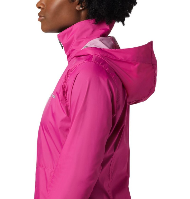 Purple Columbia Switchback III Women's Rain Jacket | 98571RKEJ