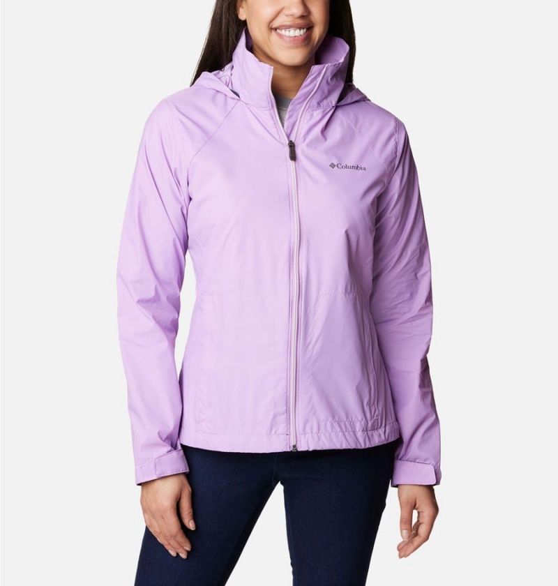 Purple Columbia Switchback III Women\'s Rain Jacket | 37829ICAP