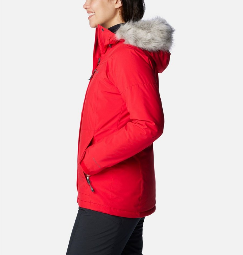 Red Columbia Ava Alpine Insulated Women's Ski Jacket | 20915JYDO