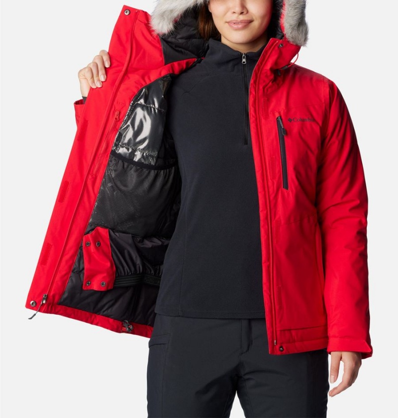 Red Columbia Ava Alpine Insulated Women's Ski Jacket | 20915JYDO