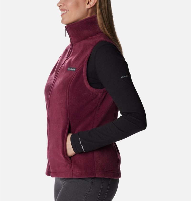 Red Columbia Benton Springs Fleece Women's Vest | 46378SLTK