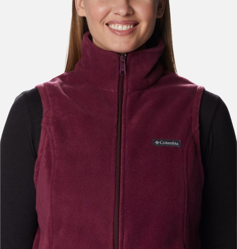 Red Columbia Benton Springs Fleece Women's Vest | 46378SLTK