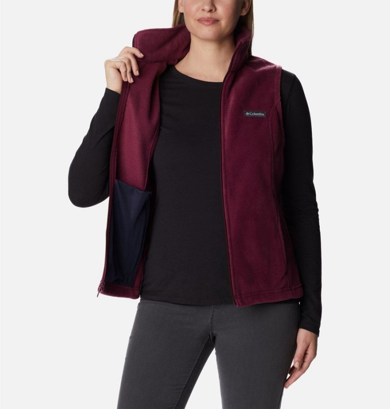 Red Columbia Benton Springs Fleece Women's Vest | 46378SLTK