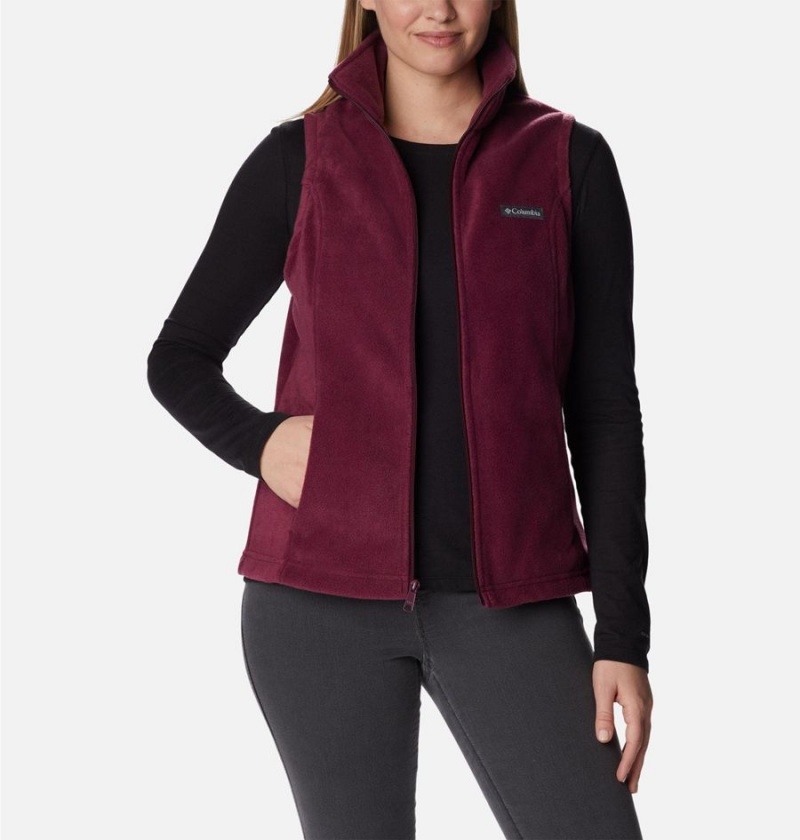 Red Columbia Benton Springs Fleece Women's Vest | 46378SLTK