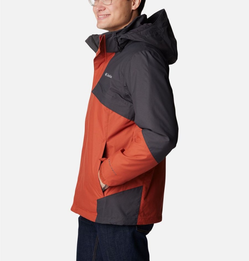 Red Columbia Bugaboo II Fleece Interchange Men's Ski Jacket | 50691IZNV