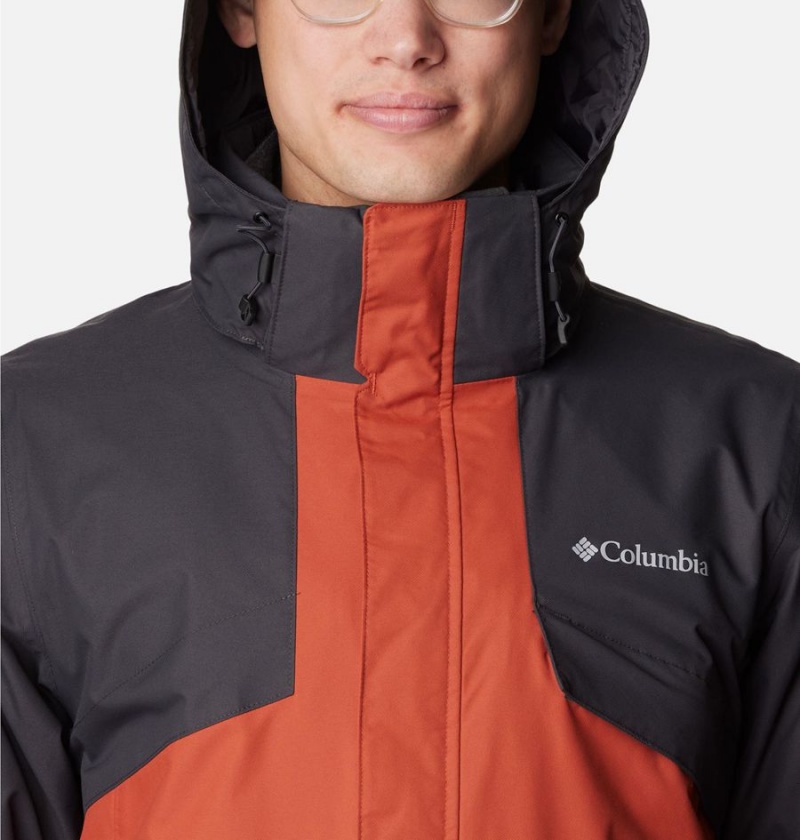 Red Columbia Bugaboo II Fleece Interchange Men's Ski Jacket | 50691IZNV