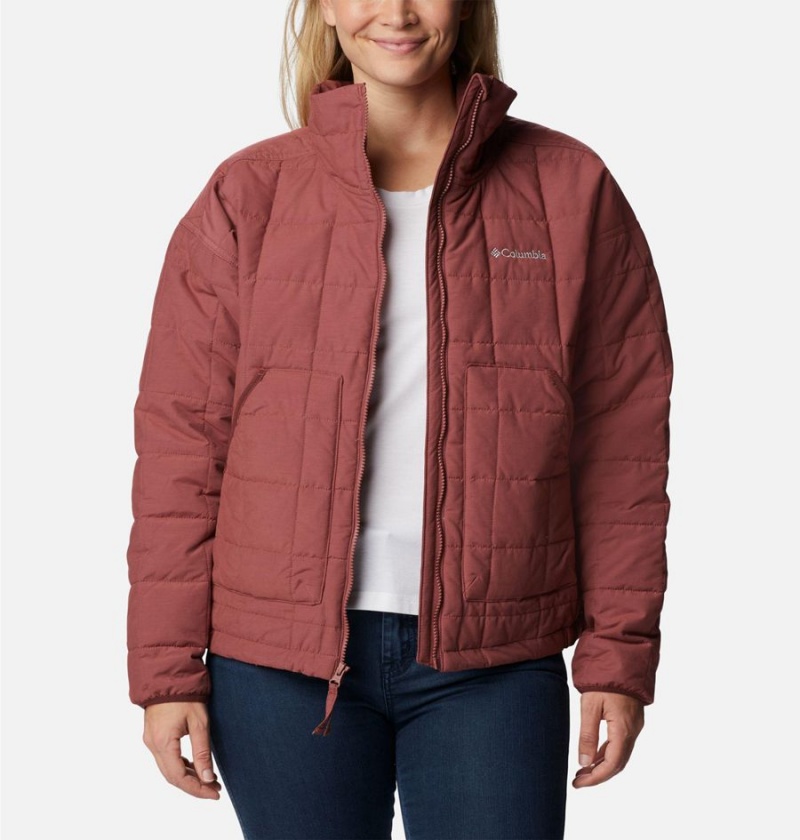 Red Columbia Chatfield Hill II Women's Puffer Jacket | 67935YMHA