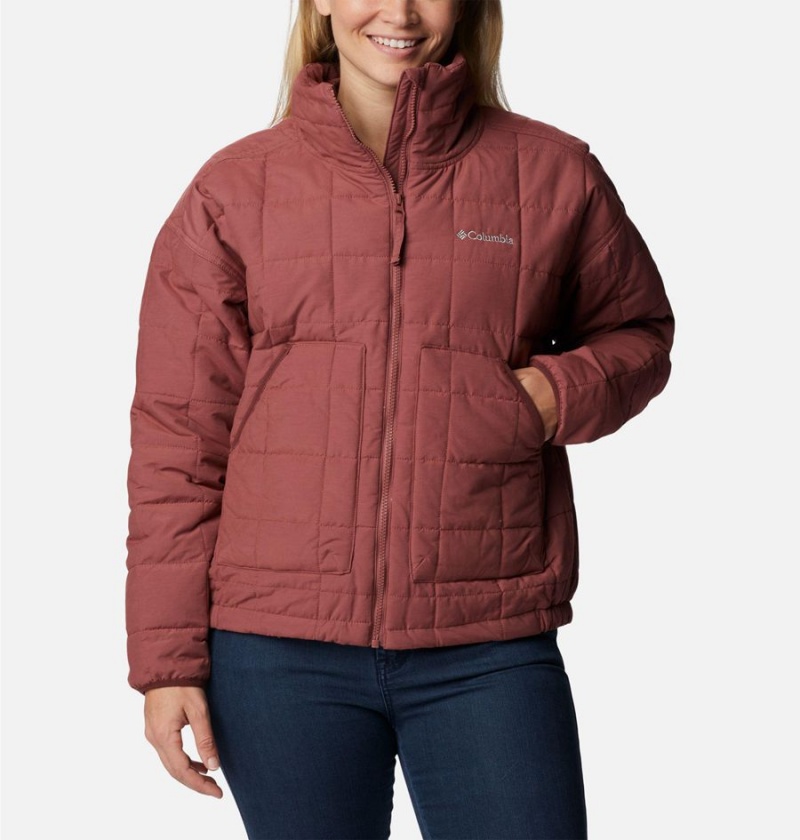 Red Columbia Chatfield Hill II Women\'s Puffer Jacket | 67935YMHA