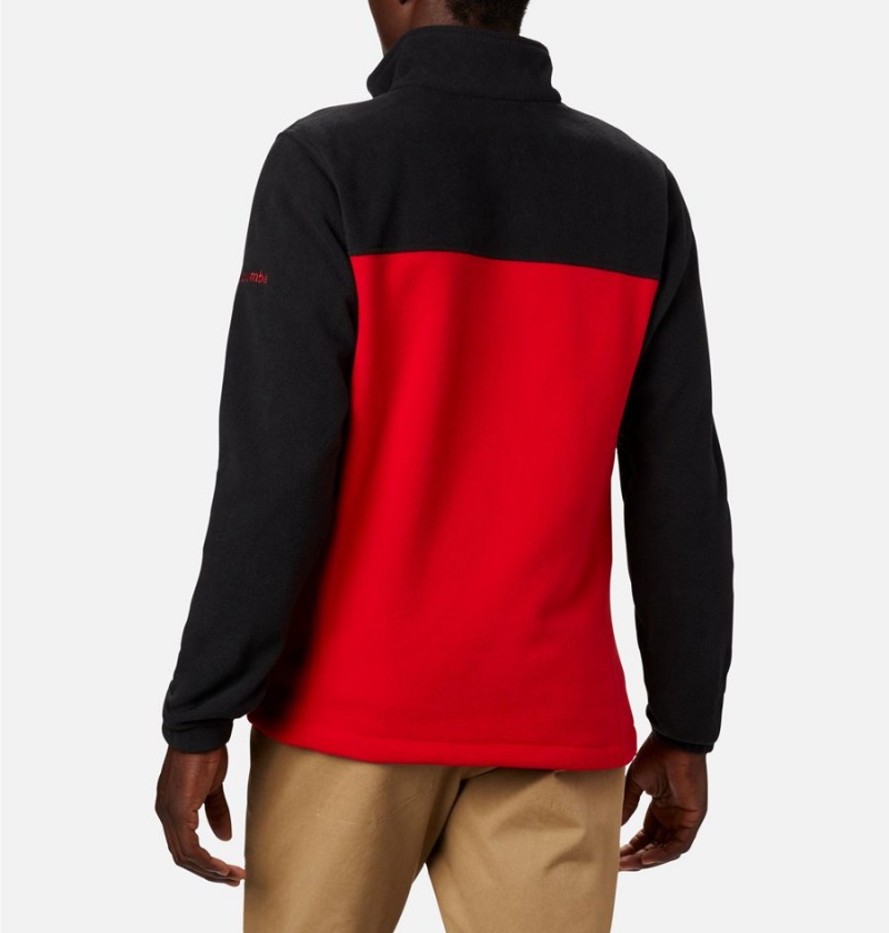 Red Columbia Collegiate Flanker III - Georgia Men's Fleece Jacket | 17682WELB