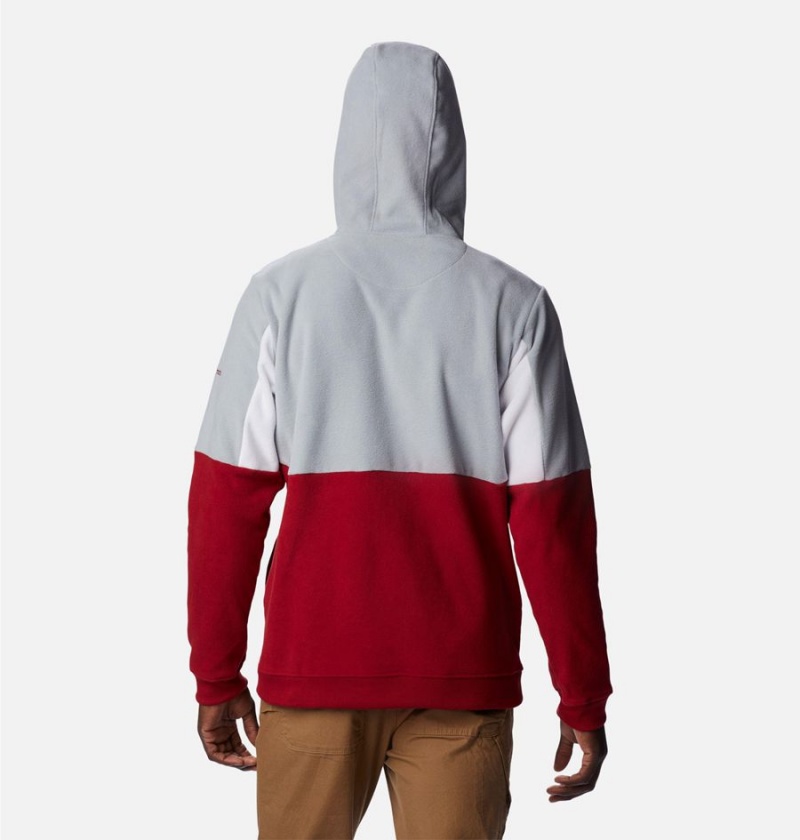 Red Columbia Collegiate Lodge Fleece - Alabama Men's Hoodie | 58624JVLF