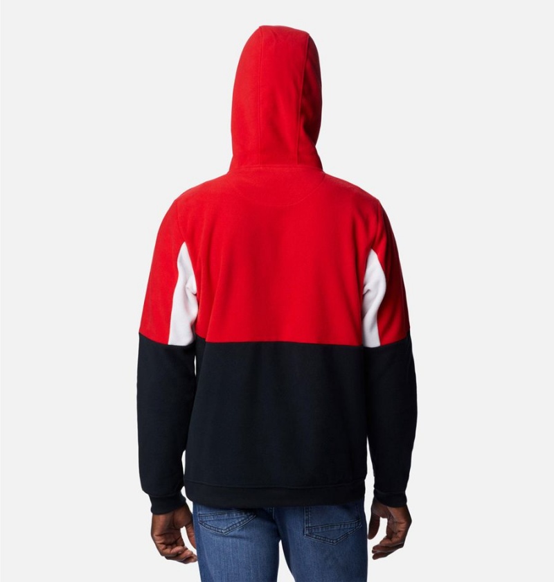 Red Columbia Collegiate Lodge Fleece - Georgia Men's Hoodie | 28309UXBJ