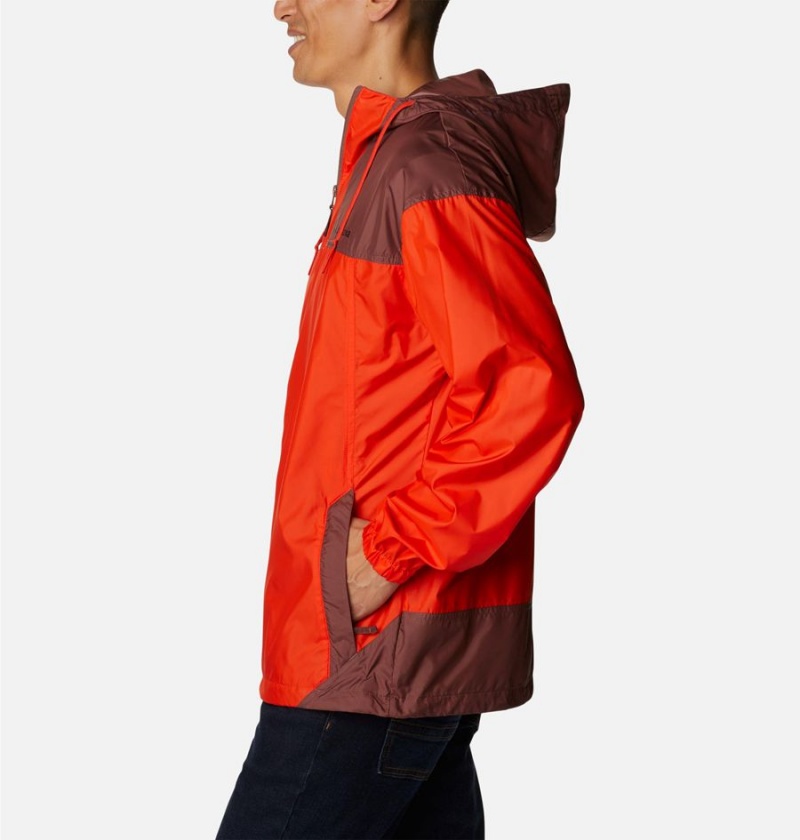 Red Columbia Flash Challenger Jacket Men's Windbreaker | 39674RKTL