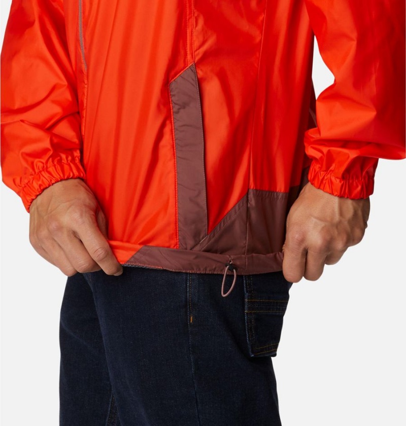 Red Columbia Flash Challenger Jacket Men's Windbreaker | 39674RKTL