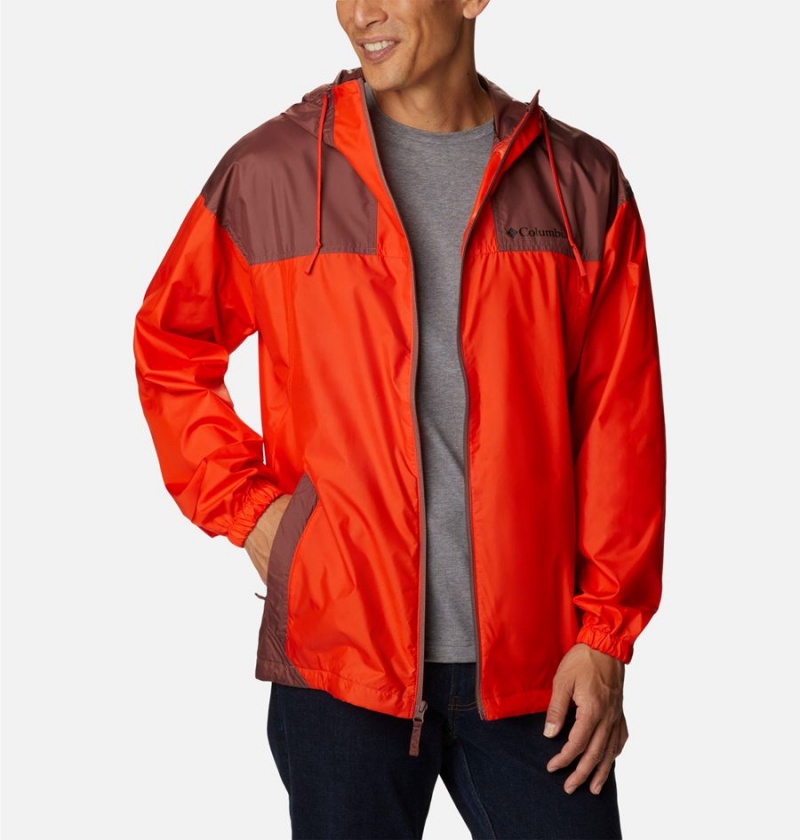 Red Columbia Flash Challenger Jacket Men's Windbreaker | 39674RKTL