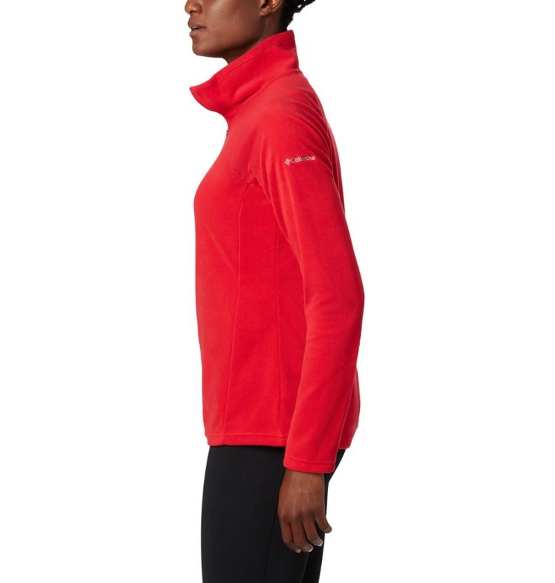 Red Columbia Glacial IV Half Zip Fleece Women's Pullover | 74016MPOW