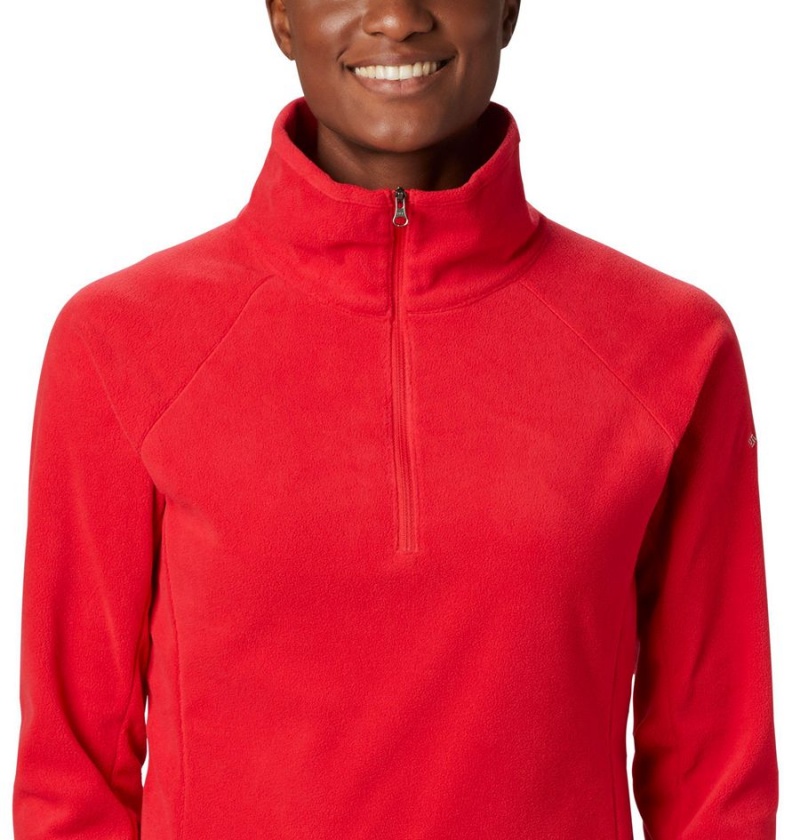 Red Columbia Glacial IV Half Zip Fleece Women's Pullover | 74016MPOW