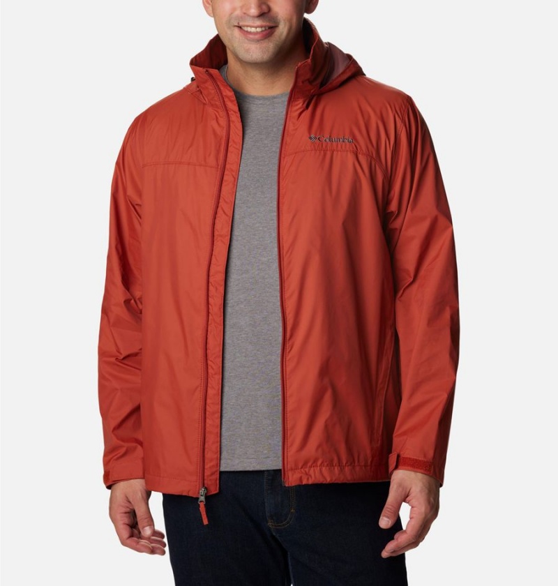 Red Columbia Glennaker Lake Men's Rain Jacket | 48126UCXV