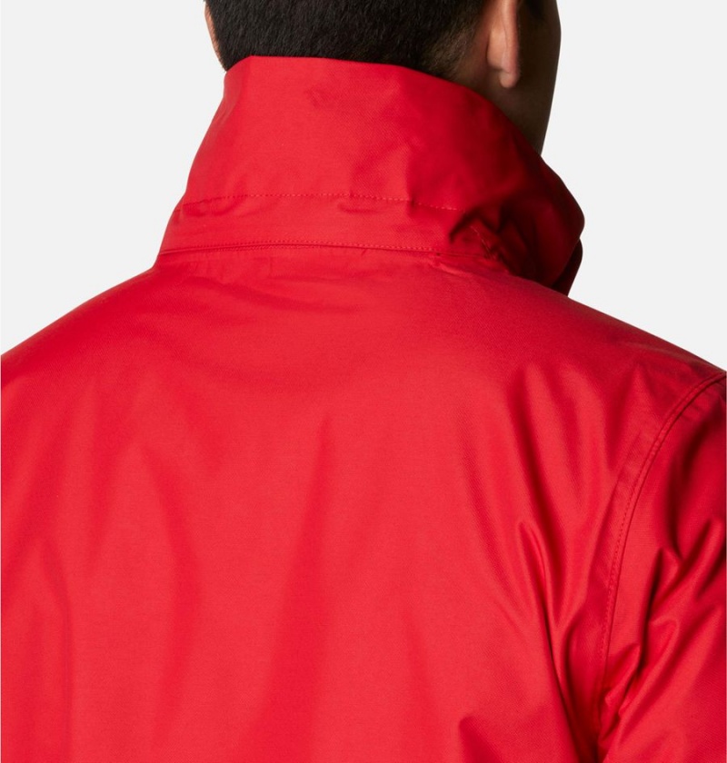 Red Columbia Gulfport Interchange Men's 3 In 1 Jackets | 45809HIOY