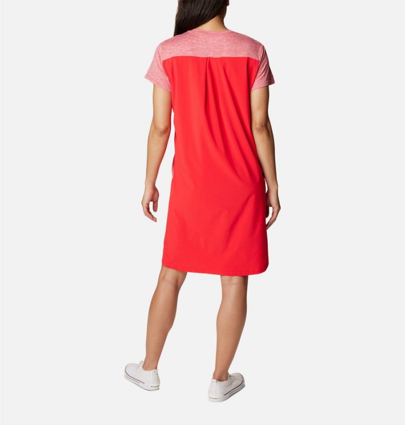 Red Columbia Hazel Springs Women's Dress | 23970KBEV