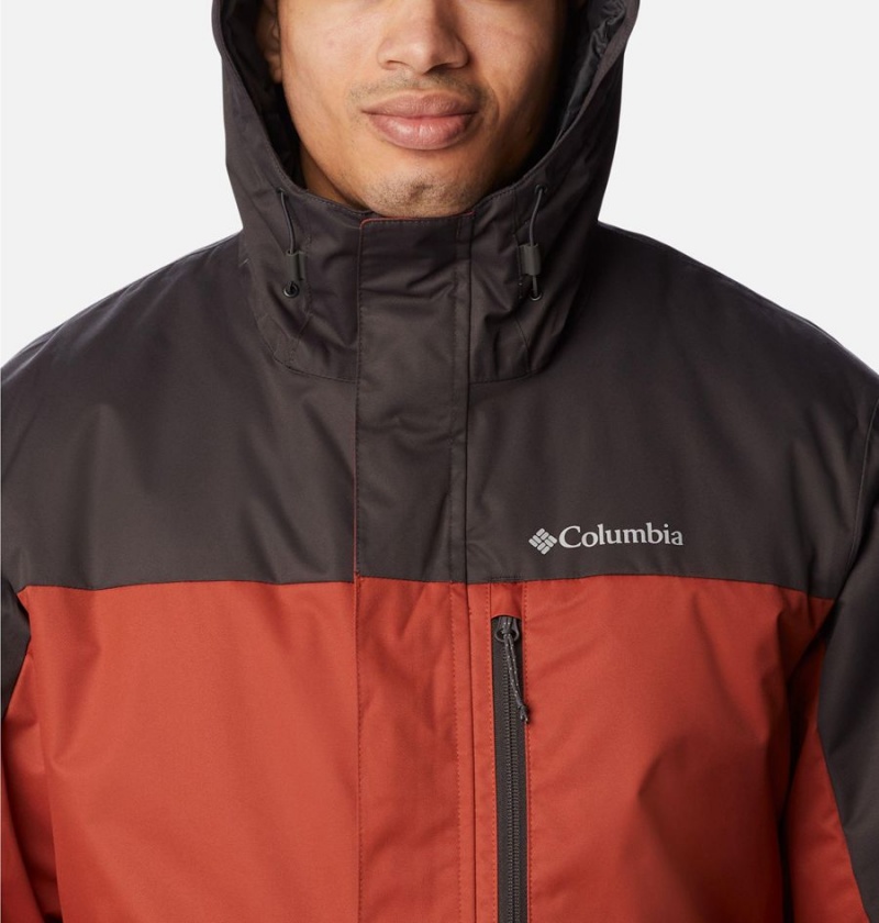 Red Columbia Hikebound Insulated Men's Puffer Jacket | 87460PSGN