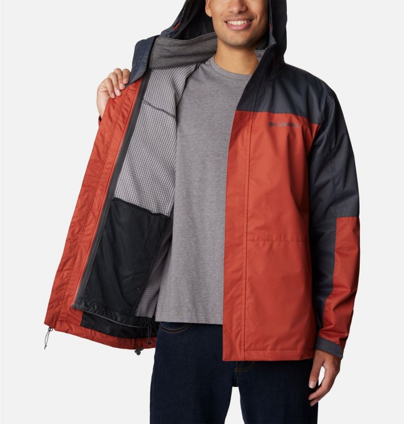 Red Columbia Hikebound Interchange Men's 3 In 1 Jackets | 95406ZOSR