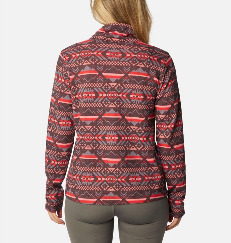 Red Columbia Holly Hideaway Funnel Neck Long Sleeve Women's Pullover | 89463SAZR