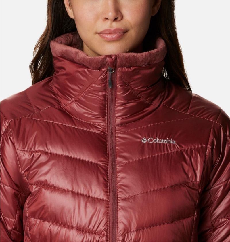 Red Columbia Joy Peak Mid Women's Puffer Jacket | 68271GRKE