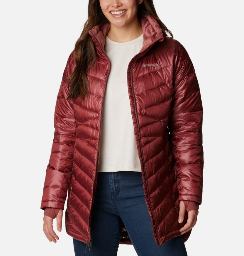 Red Columbia Joy Peak Mid Women's Puffer Jacket | 68271GRKE