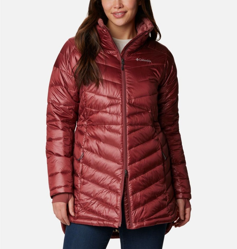 Red Columbia Joy Peak Mid Women\'s Puffer Jacket | 68271GRKE