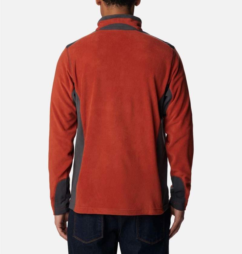 Red Columbia Klamath Range Full Zip Men's Fleece Jacket | 31259GHDV