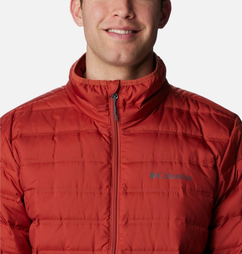 Red Columbia Lake 22 Insulated Men's Puffer Jacket | 02614YKWJ