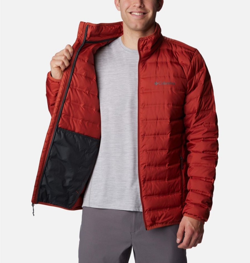 Red Columbia Lake 22 Insulated Men's Puffer Jacket | 02614YKWJ