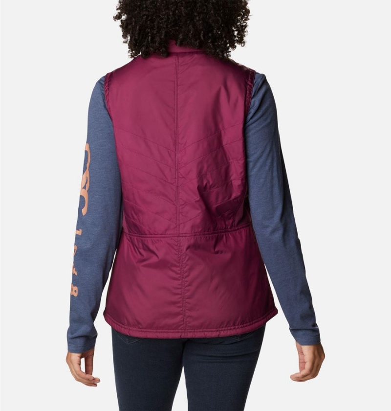 Red Columbia Mix It Around II Women's Vest | 51408EFZR