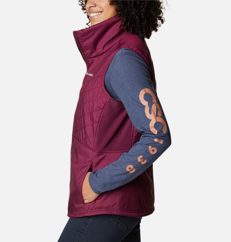 Red Columbia Mix It Around II Women's Vest | 51408EFZR