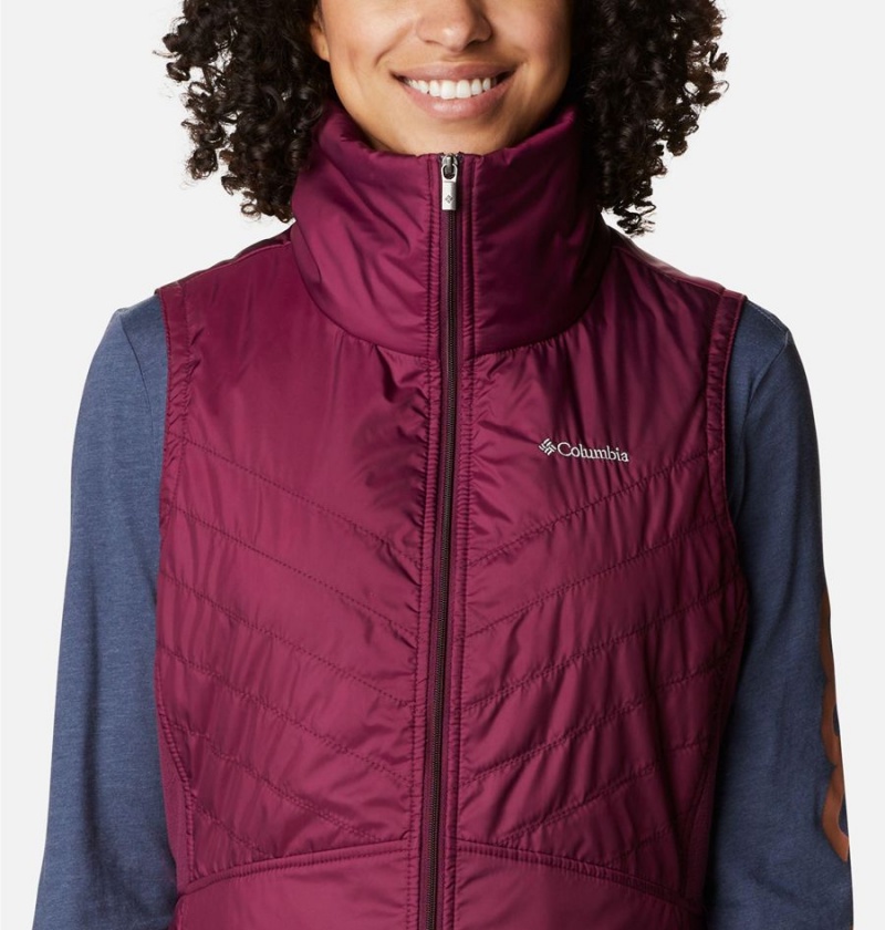 Red Columbia Mix It Around II Women's Vest | 51408EFZR