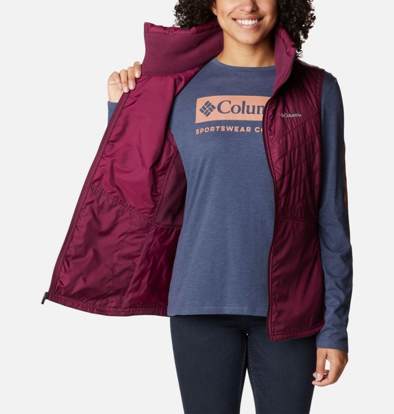 Red Columbia Mix It Around II Women's Vest | 51408EFZR