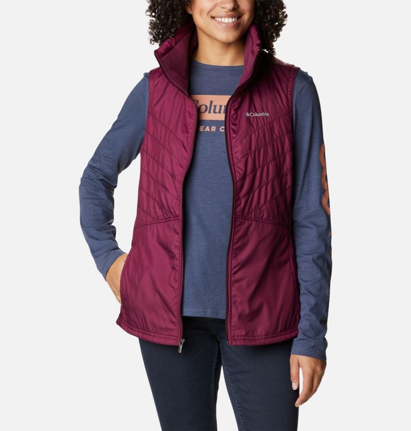 Red Columbia Mix It Around II Women's Vest | 51408EFZR