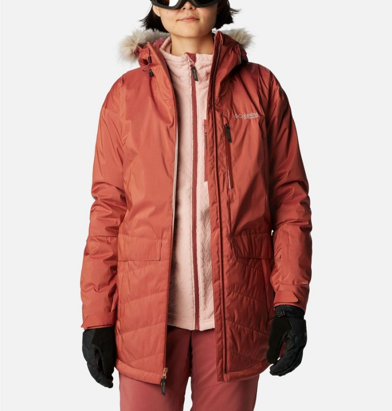 Red Columbia Mount Bindo III Insulated Women's Puffer Jacket | 15849AHSN