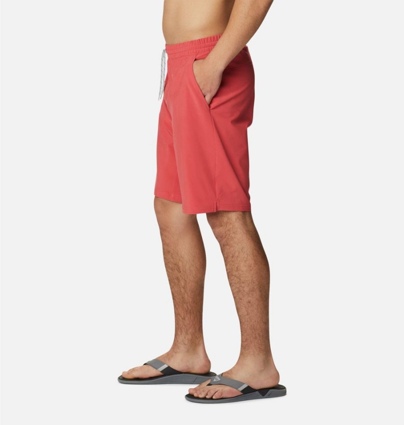 Red Columbia PFG Slack Tide Hybrid Water Men's Shorts | 14297EJYU