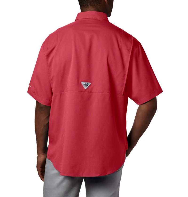 Red Columbia PFG Tamiami II Short Sleeve Men's Shirt | 78435PBIJ