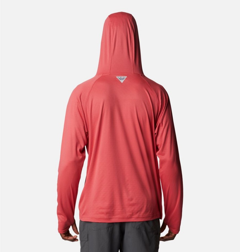 Red Columbia PFG Zero Rules Ice Men's Hoodie | 35217HWCD