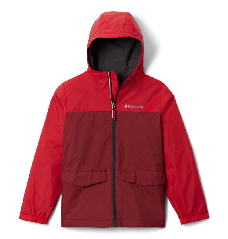 Red Columbia Rain-Zilla Kids\' Jacket | 17485DMJX